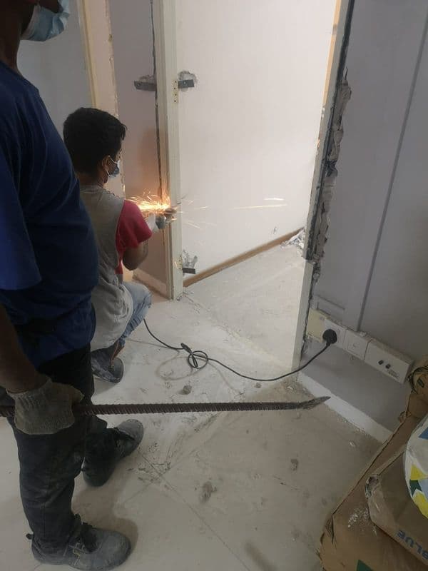 Industrial and institutional door removal Singapore