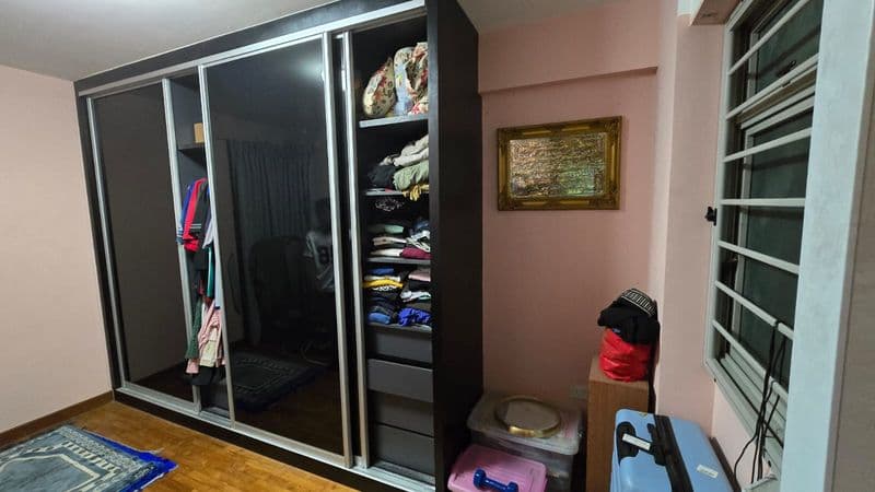 Built-in Carpentry and Door Removal for Residential Property at Punggol
