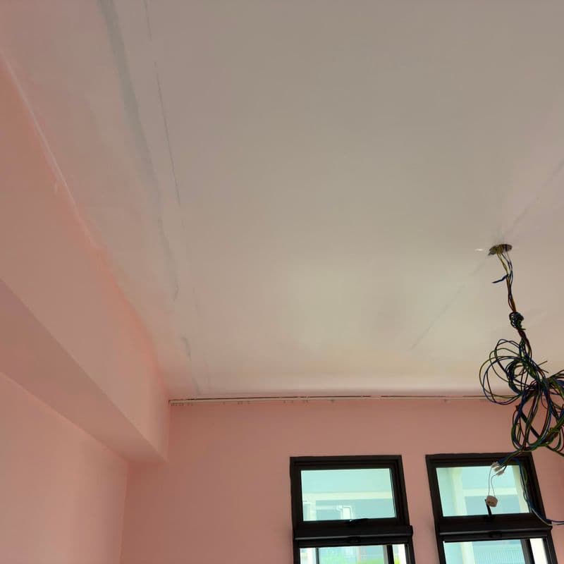 Ceiling Cove Hacking and Repainting for Residential HDB at Hougang Street 13 - Image 3