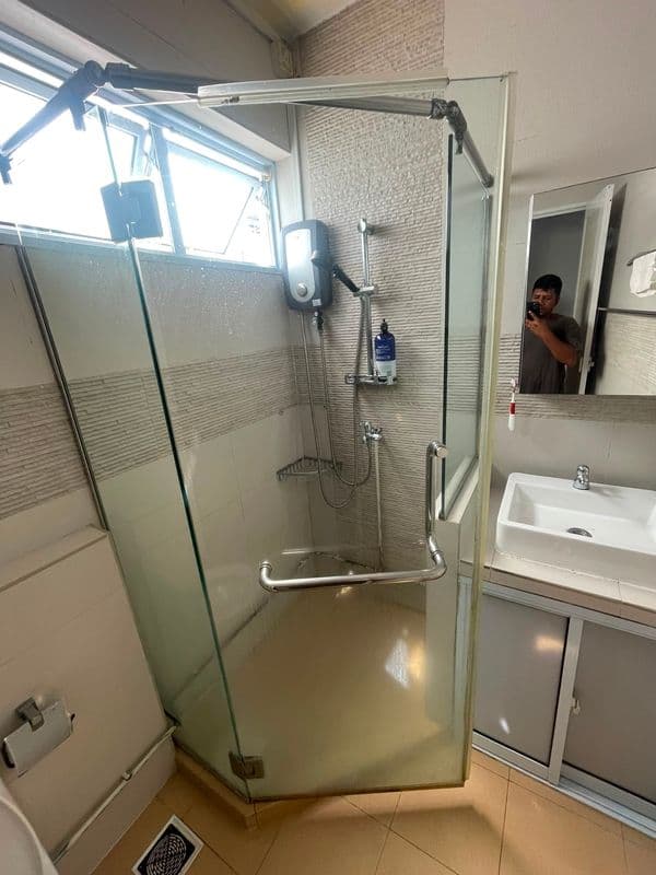 General Shower Glass Dismantling for Residential HDB at Serangoon - Image 2