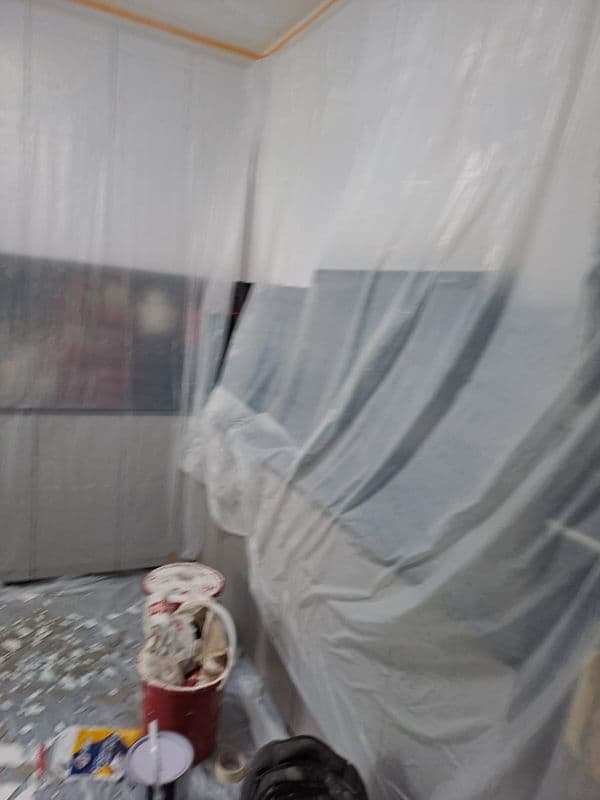 False Ceiling & Wall Cornice Hacking & Ceiling Mould Removal & Anti-mould Painting for Residential Property at Tampines - Image 1