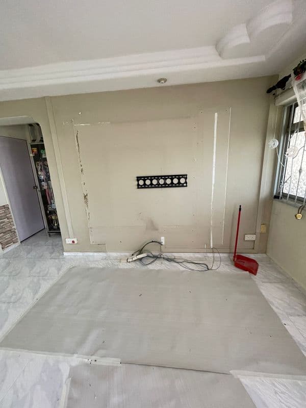 Removal of TV Feature Wall for residential HDB at Jurong West - Image 2