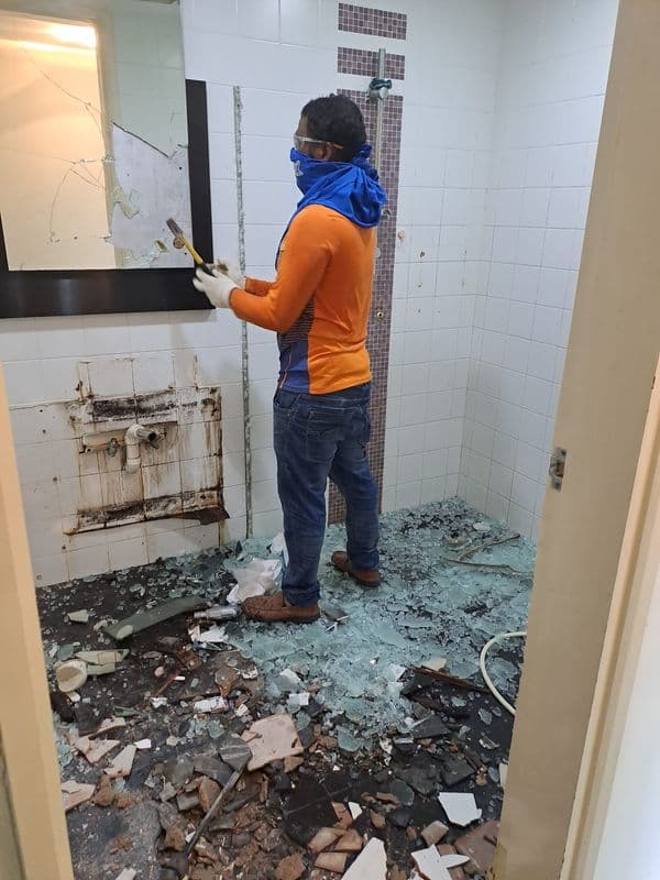 Tile and False Ceiling Hacking for Residential Property at Flora Drive - Image 1
