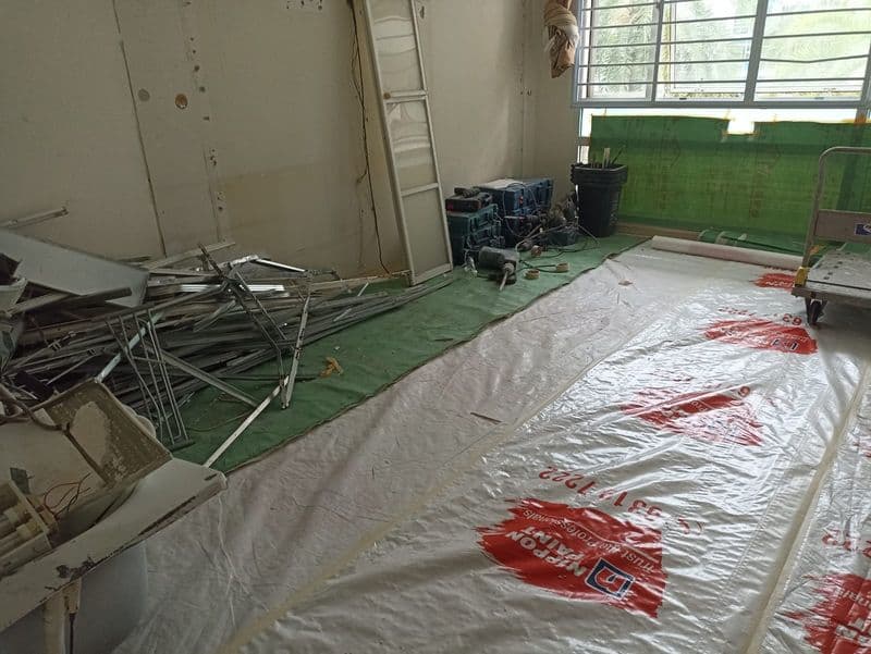 Featured image for Tile and False Ceiling Hacking for Residential Property at Flora Drive