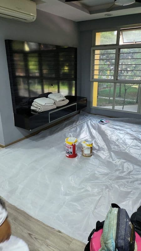 Anti-mould Painting Services for Residential Property at Compassvale - Image 1