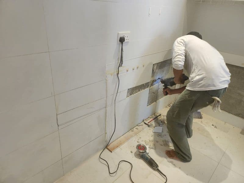 Featured image for Tile Hacking & Painting for Residential Property at Sembawang