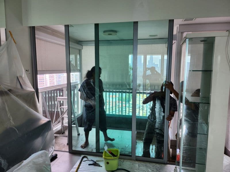 Balcony Tile Hacking for Residential Property at Kim Tian Road - Image 3