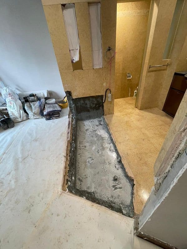 Wall Hacking and Tile Removal for Residential Property at Hillview Avenue