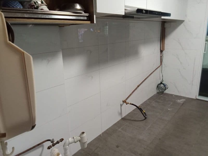 Kitchen Cabinet Glass Removal for Residential HDB at Pasir Ris - Image 4