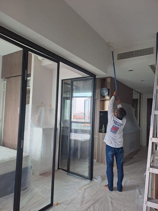 Industrial and institutional ceiling mould removal and anti-mould painting Singapore